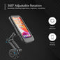 KJDESIGN Waterproof Bike Bicycle Cell Phone Holder for Motorcycle - Bike Bicycle Handlebars, 360° Adjustable Universal Motorcycle Phone Mount Bike Mobile Phone Holder with TPU Touch-Screen
